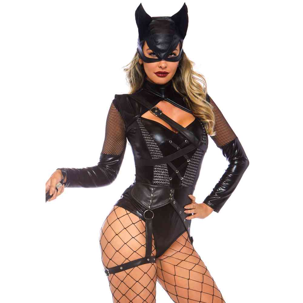 Leg Avenue - Villainess Vixen Costume - Black